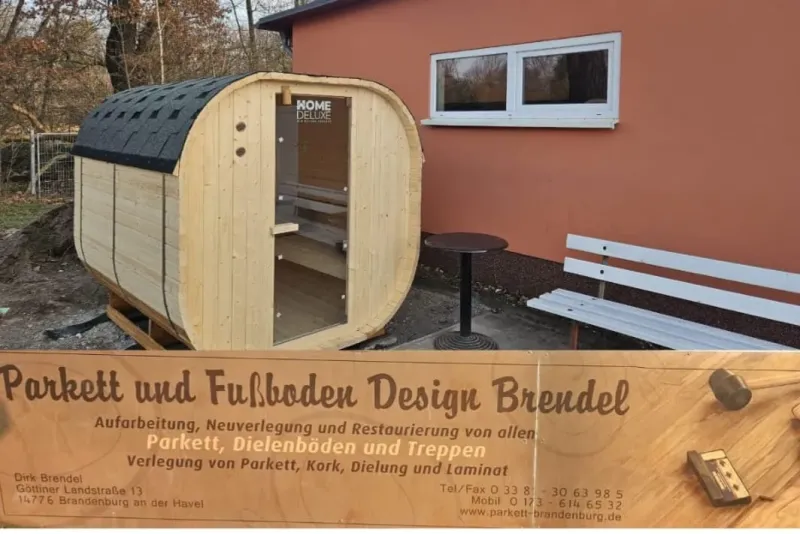 👏😁Eine Sauna für die Lok Brandenburg 😁👏